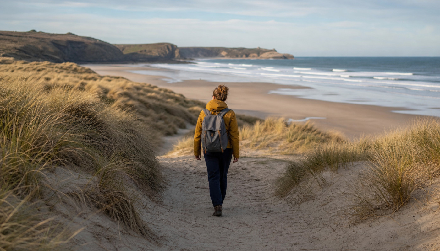 Sur les traces des dunes : immersion entre plage sauvage et sentier côtier